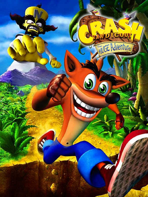 Crash Bandicoot: The Huge Adventure cover