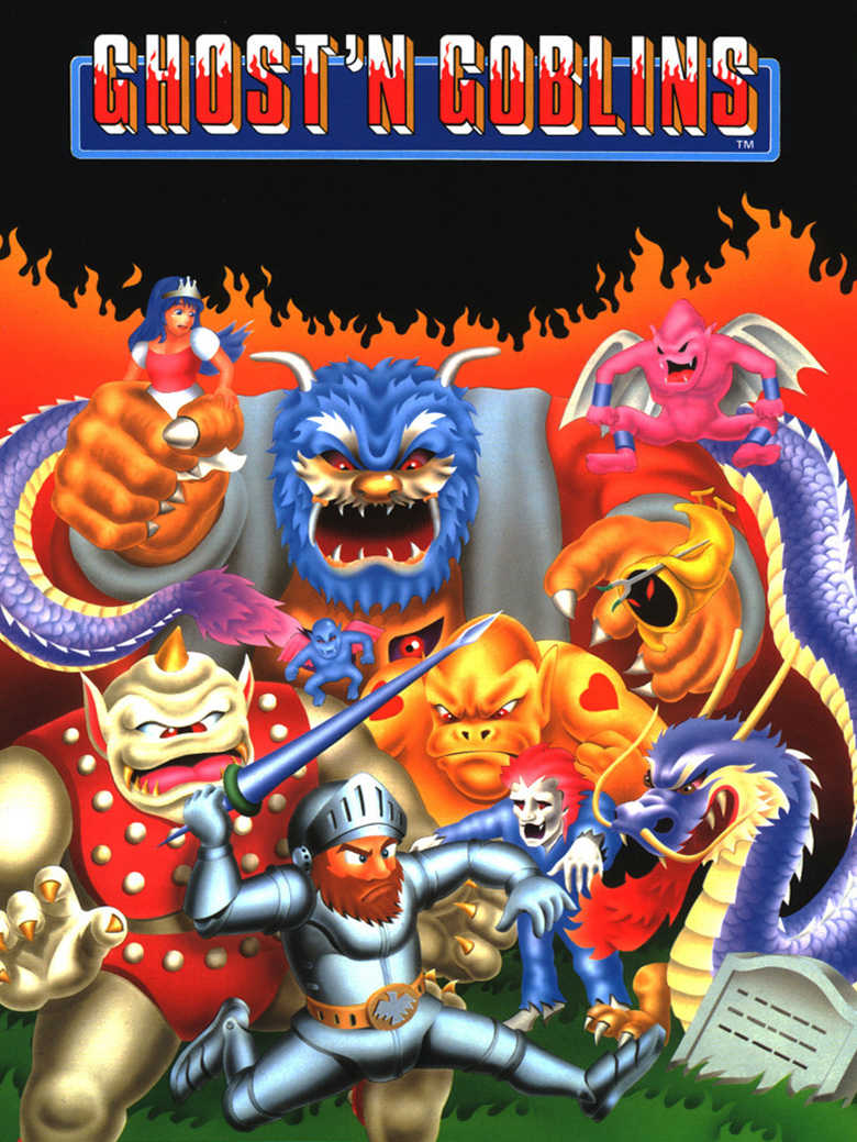 Ghosts'n Goblins Arcade cover