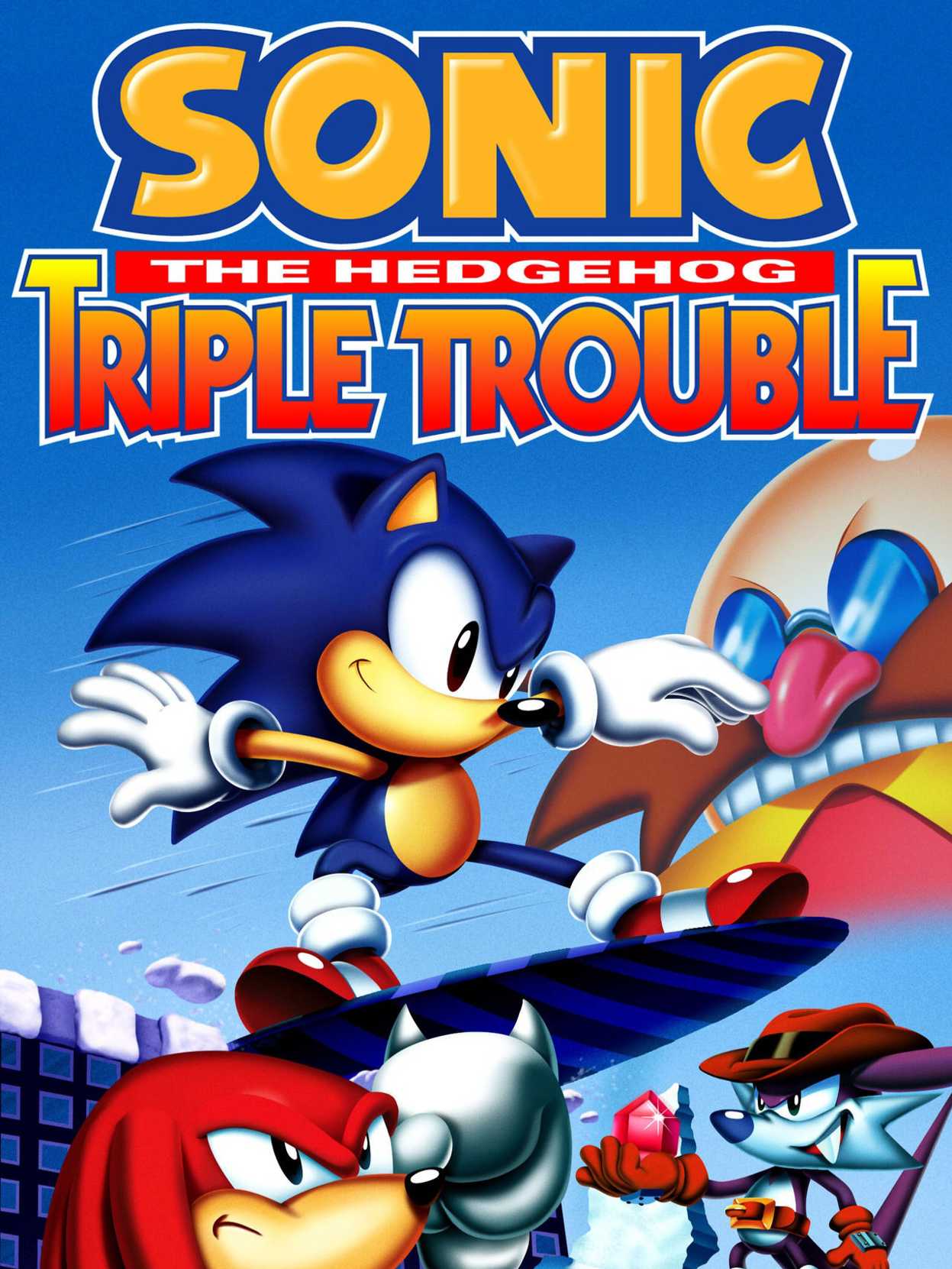 Sonic Triple Trouble 16-Bit cover