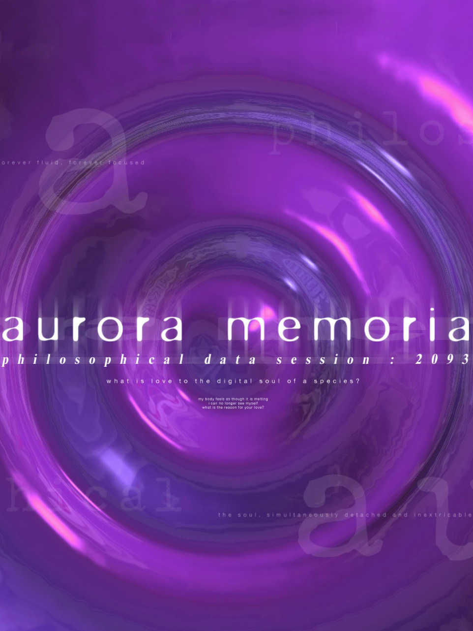 Aurora Memoria: Philosophical Data Session 2093 cover