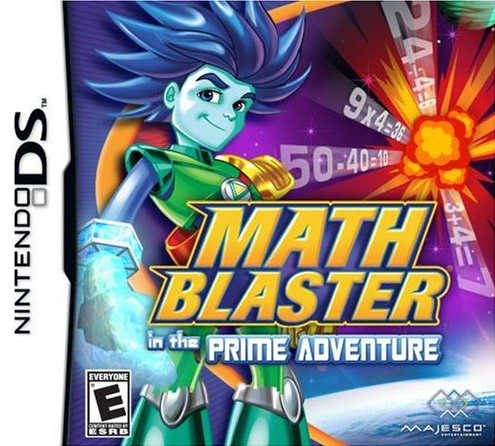 Math Blaster in the Prime Adventure cover