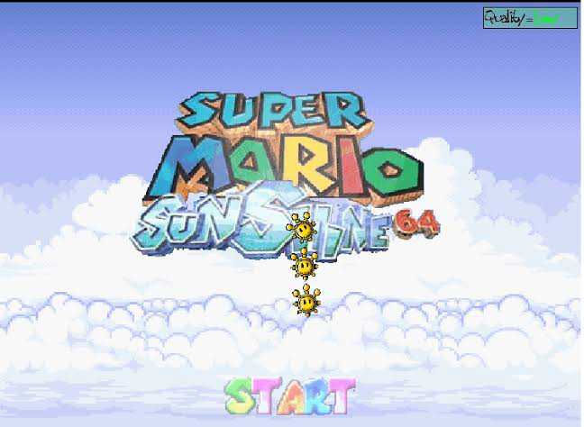Super Mario Sunshine 64 cover