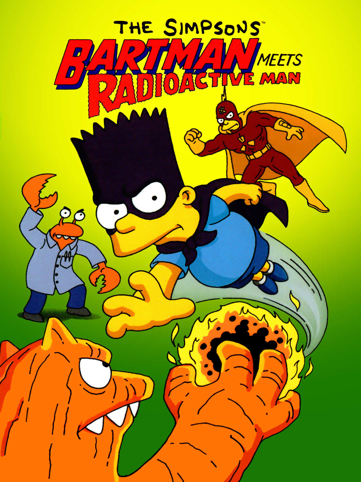 The Simpsons: Bartman Meets Radioactive Man cover