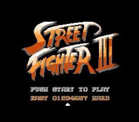 Street Fighter III cover