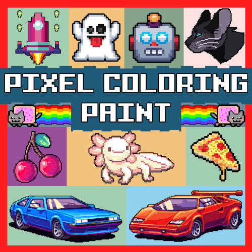 Pixel Coloring Paint cover