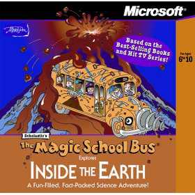 The Magic School Bus Explores Inside the Earth cover