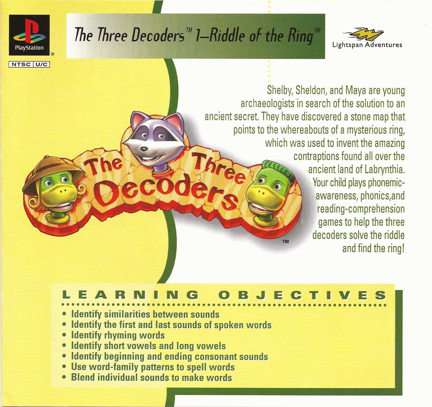 The Three Decoders 1 - Riddle of the Ring cover