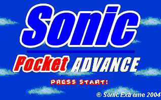 Sonic Pocket Advance