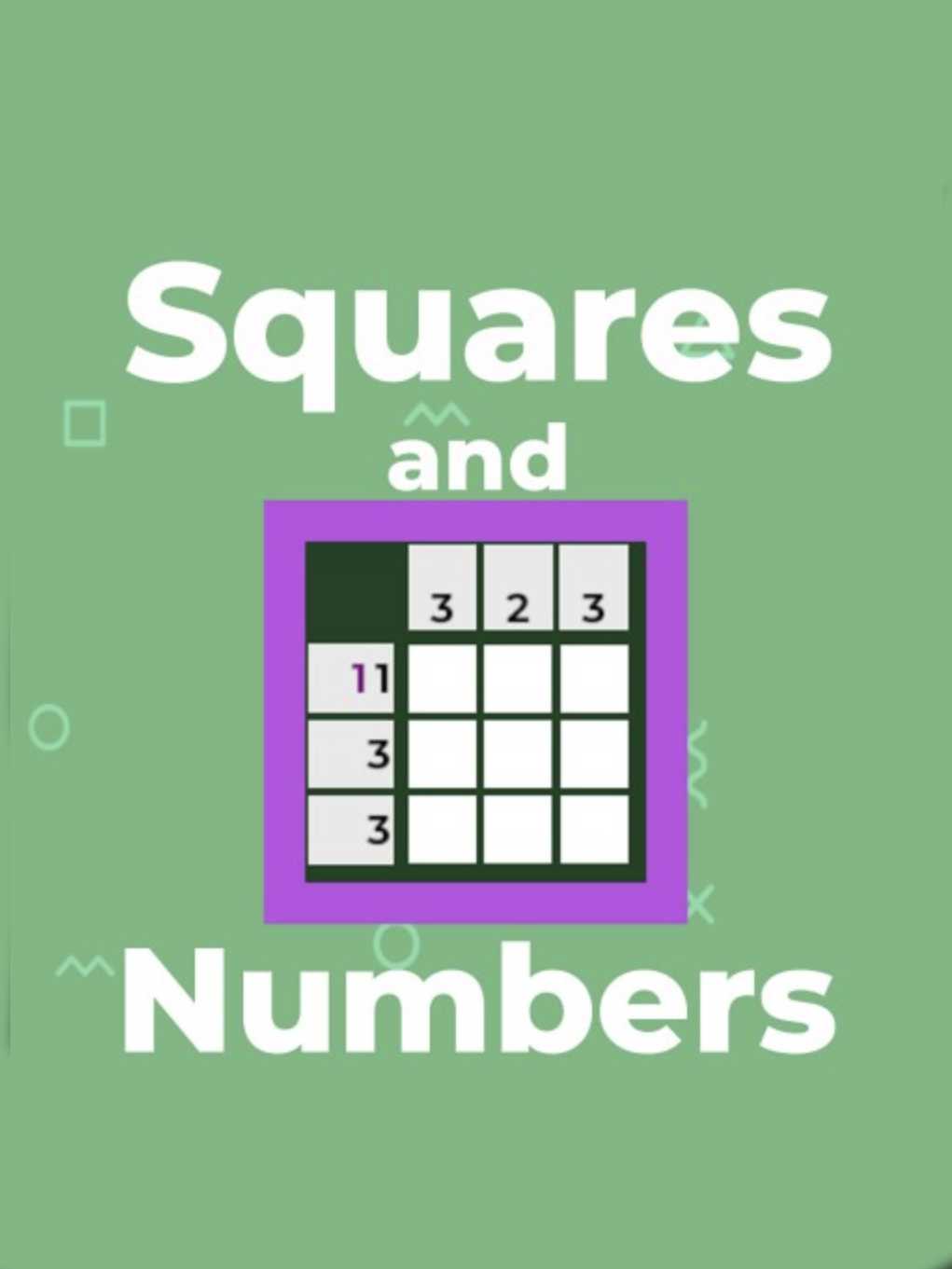 Squares and Numbers cover