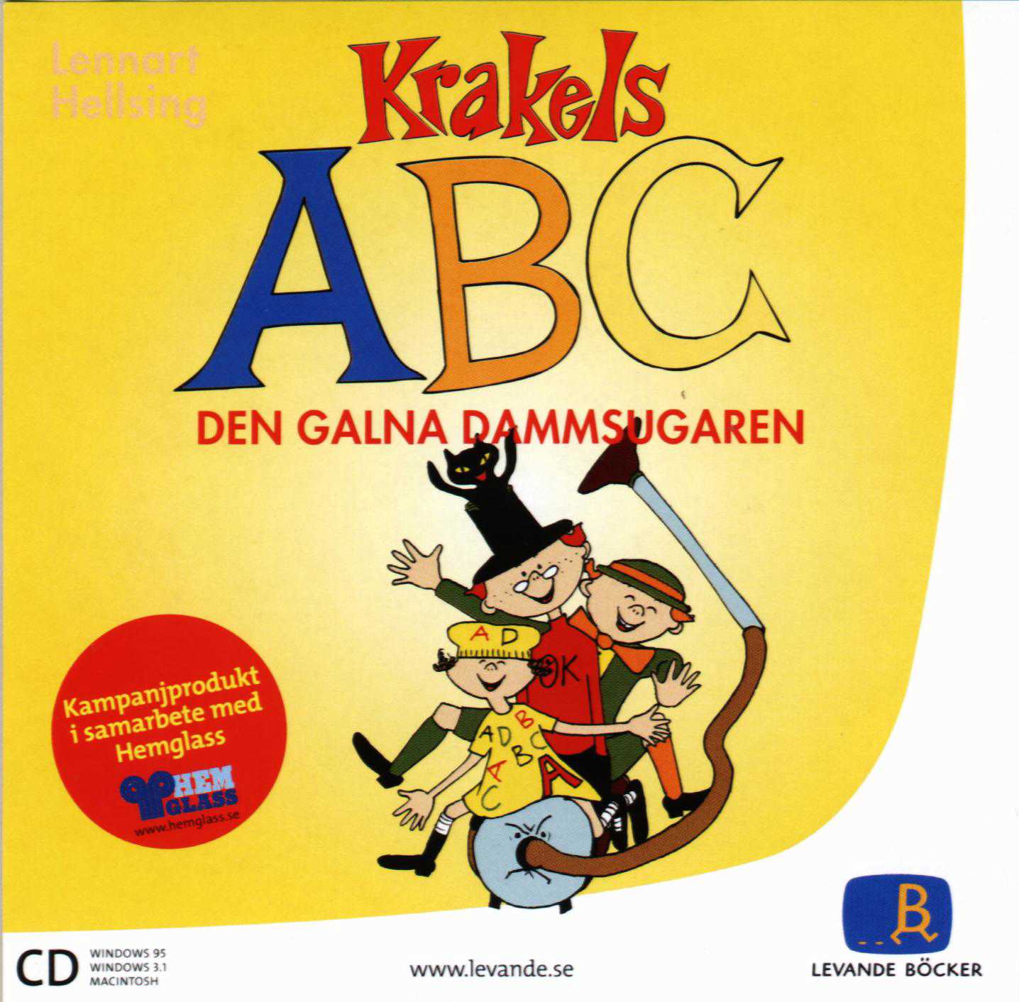 Krakels ABC: Den galna dammsugaren cover