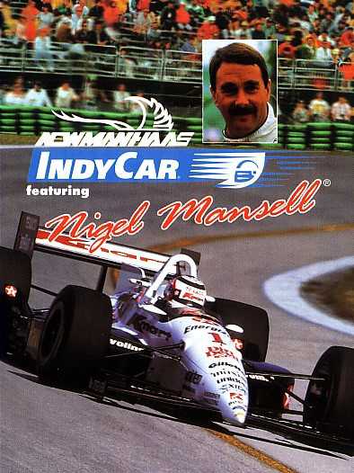 Newman/Haas IndyCar featuring Nigel Mansell cover