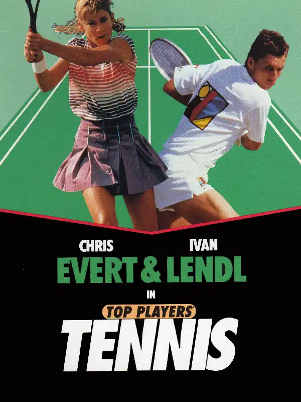 Chris Evert & Ivan Lendl in Top Players' Tennis cover