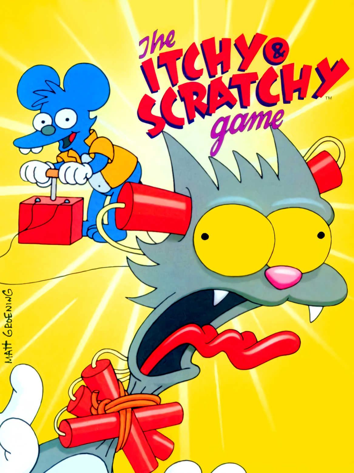 The Itchy & Scratchy Game cover