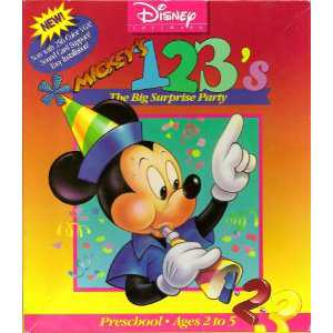 Mickey's 123's: The Big Surprise Party cover