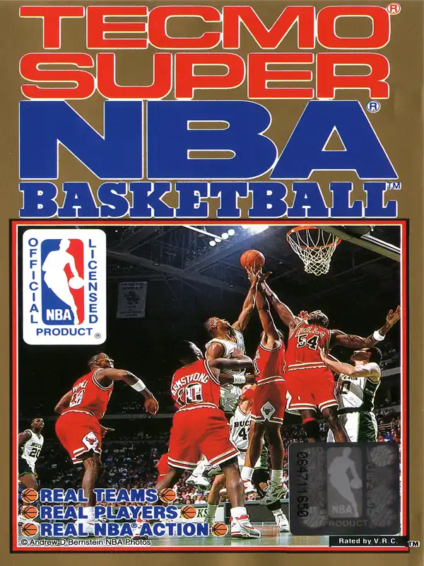 Tecmo Super NBA Basketball cover