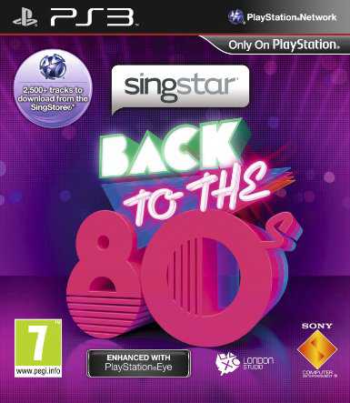 SingStar: Back to the 80s cover