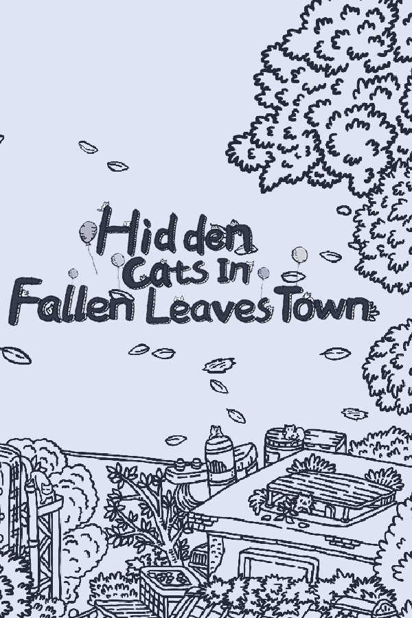 Hidden Cats In Fallen Leaves Town cover