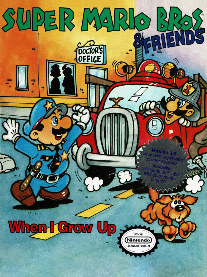 Super Mario Bros. & Friends: When I Grow Up cover