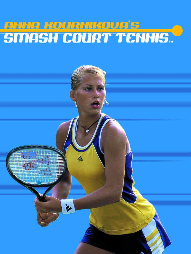 Anna Kournikova's Smash Court Tennis cover