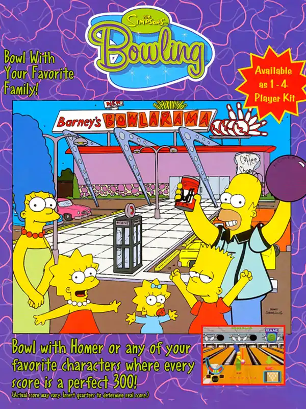 The Simpsons Bowling cover