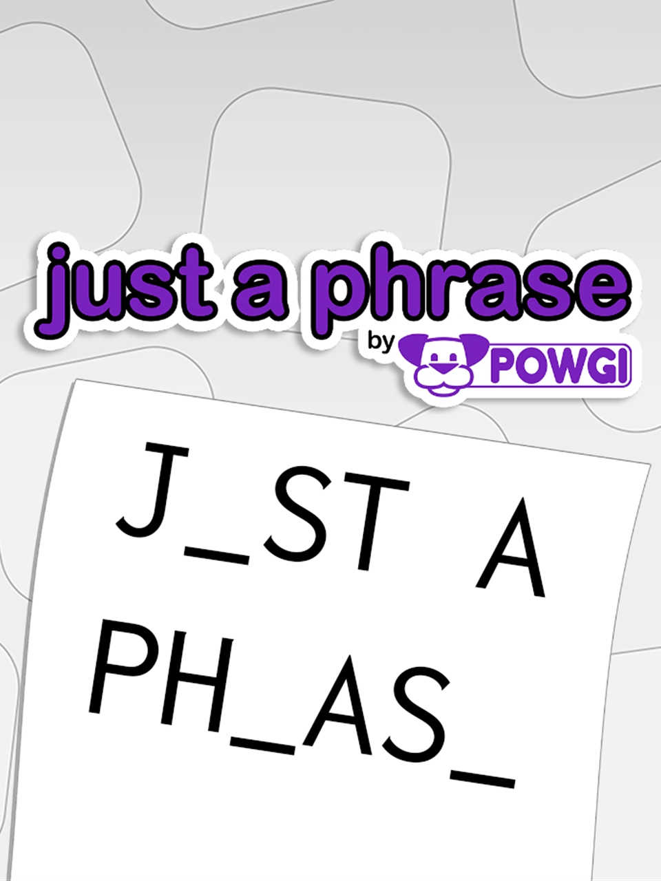 Just a Phrase by Powgi cover