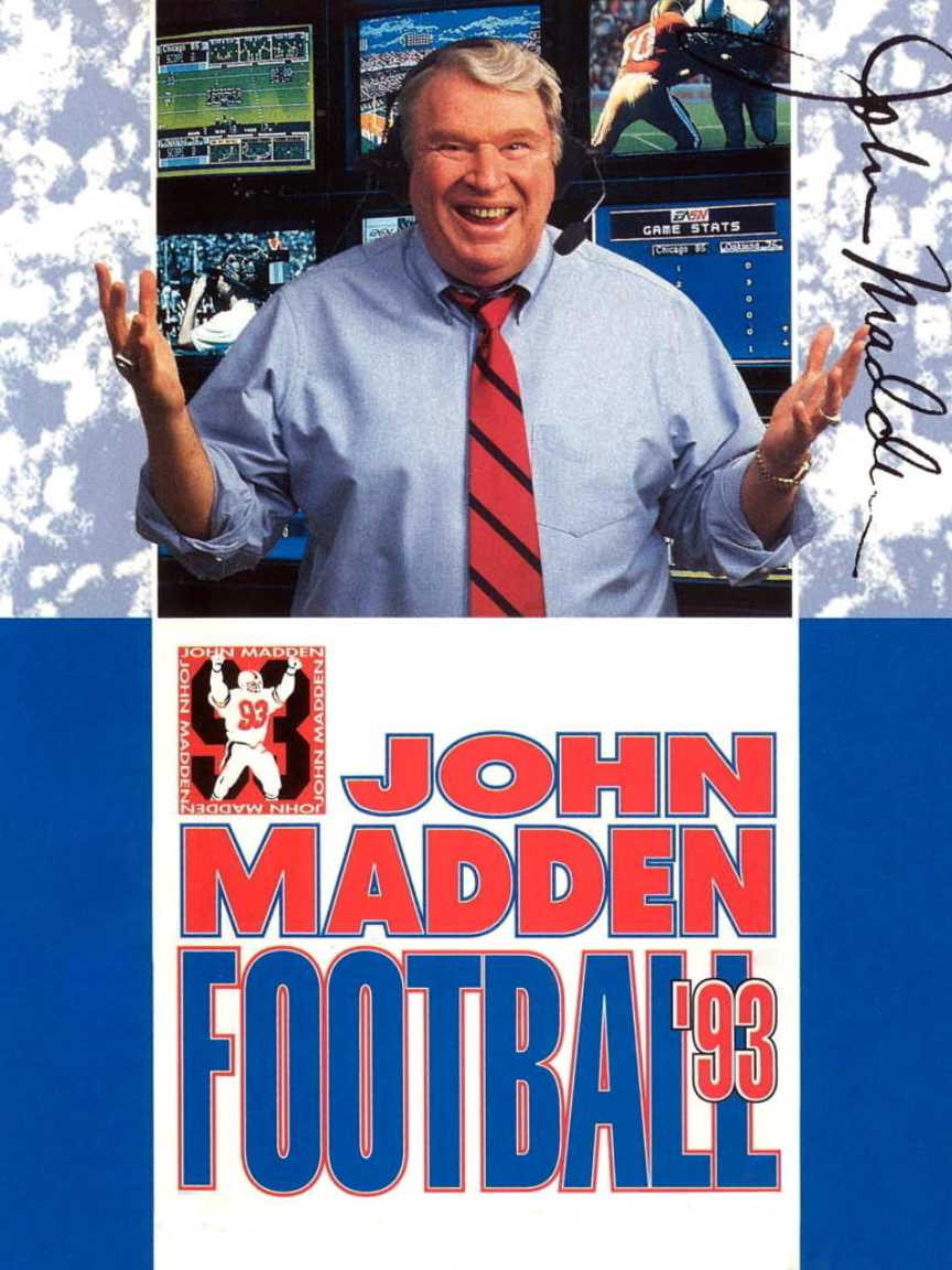 John Madden Football '93 cover