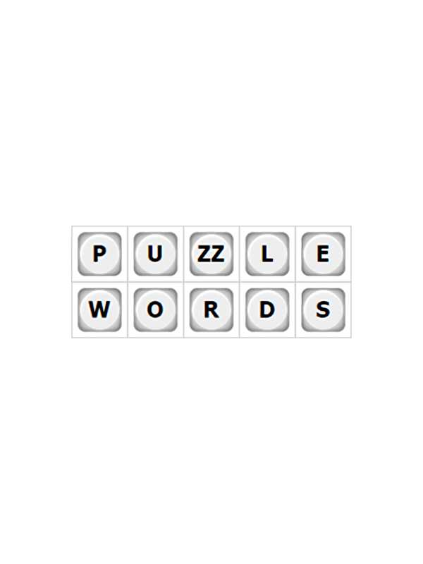 Puzzle Words cover