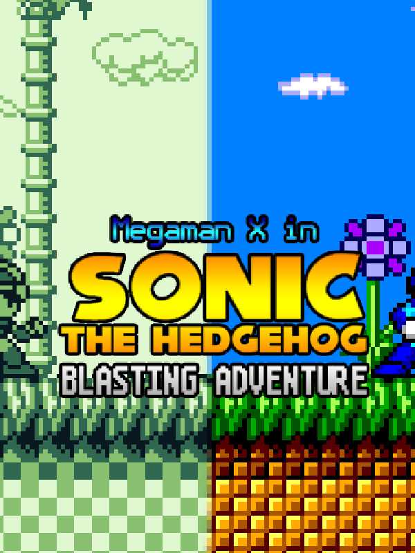 Megaman X in Sonic Blasting Adventure cover