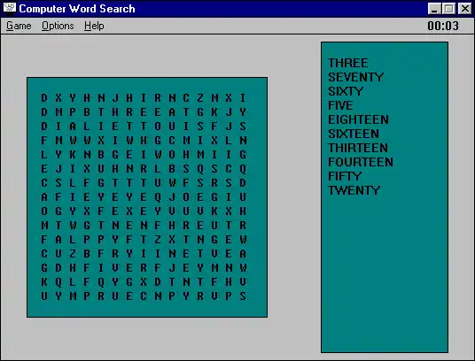 Computer Word Search cover