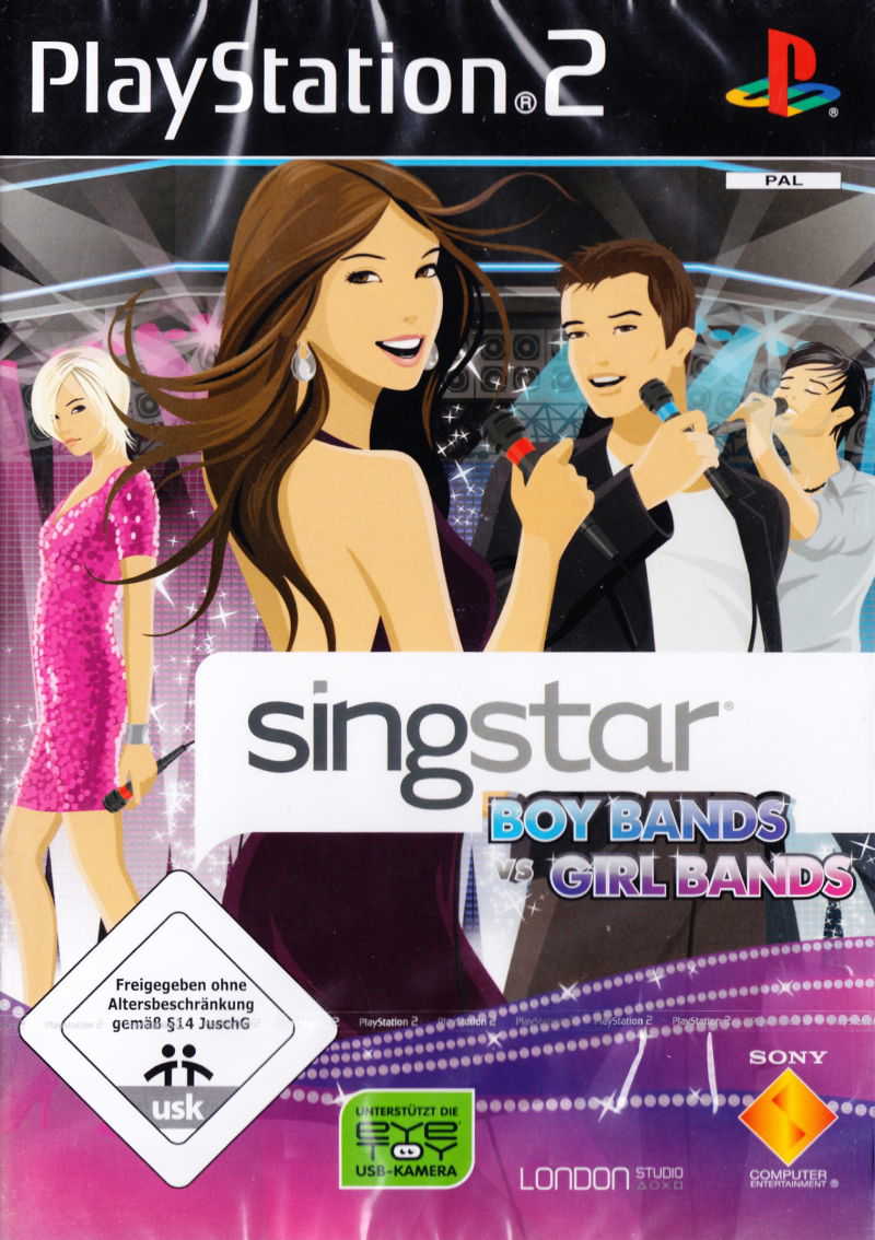 SingStar: BoyBands vs GirlBands cover