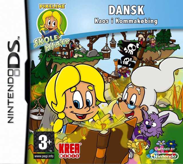 Pixeline Skolehjælp: Dansk – Kaos i Kommakøbing cover