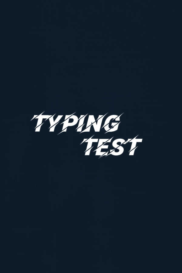 Typing Test cover