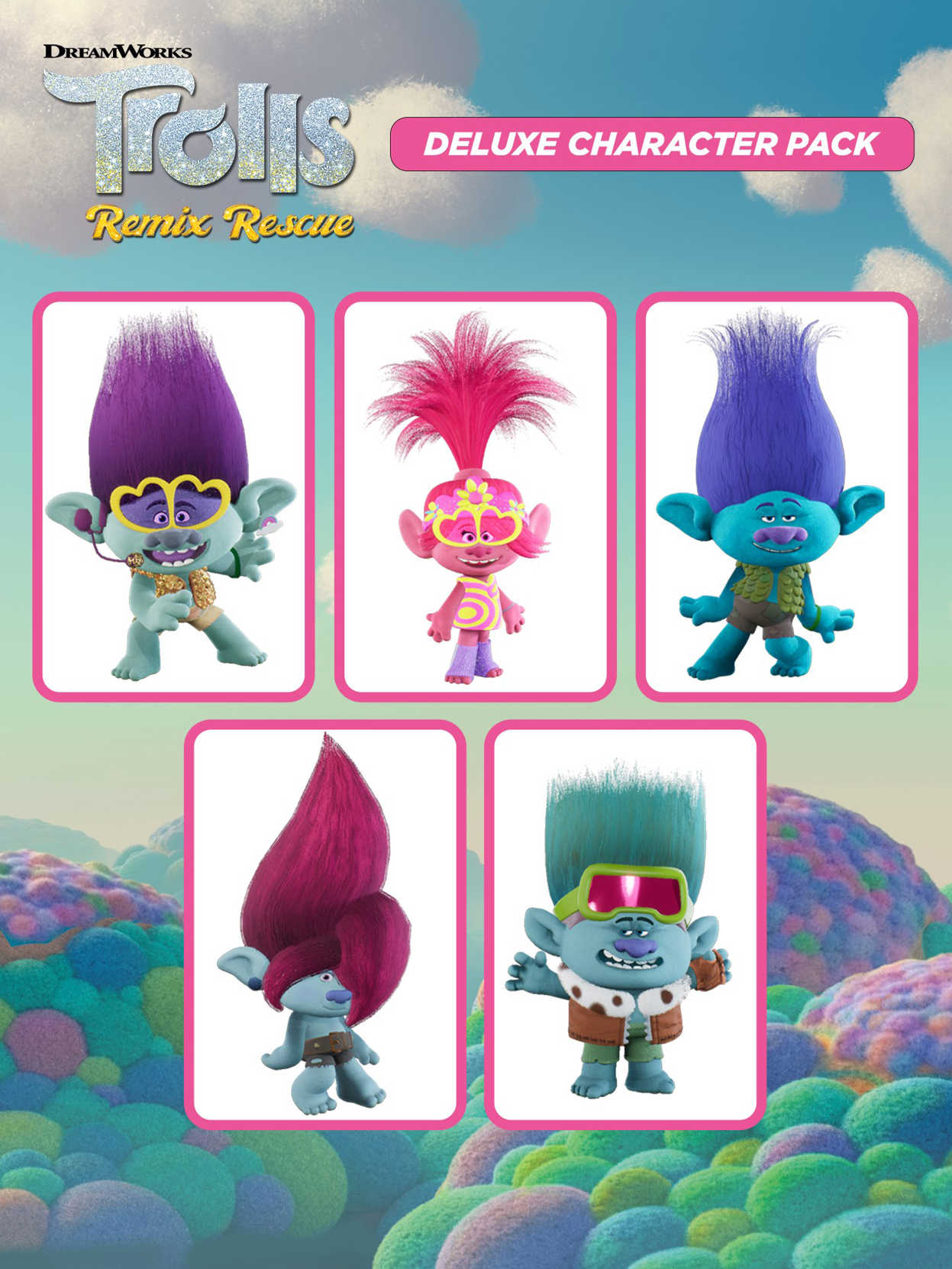 DreamWorks Trolls Remix Rescue: Deluxe Character Pack : Discounts ...