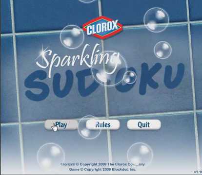 Clorox: Sparkling Sudoku cover