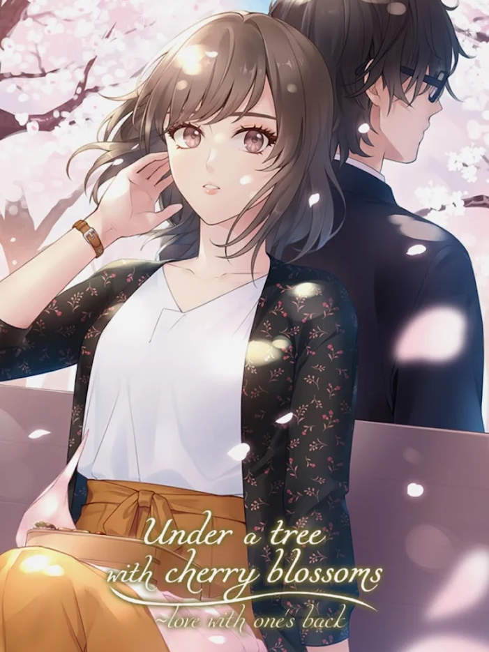 Under a Tree with Cherry Blossoms: Love with One's Back cover