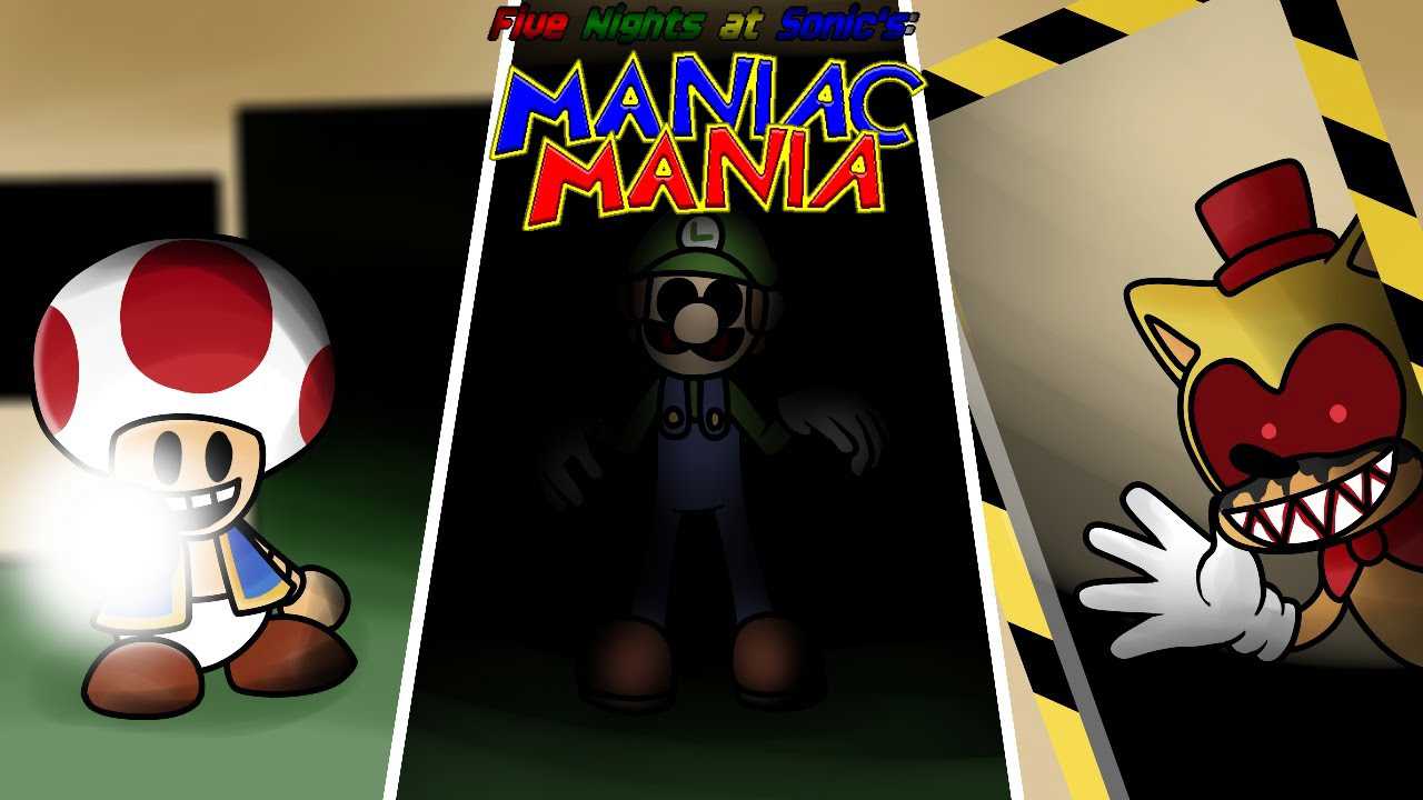 Five Nights at Sonic's Maniac Mania cover