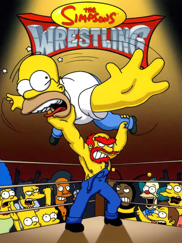 The Simpsons Wrestling cover