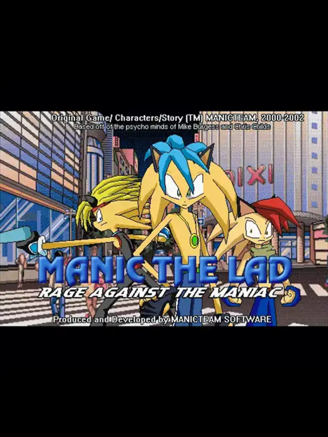 Manic the Lad: Rage Against the Maniac cover