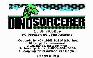 Dino-Sorcerer cover