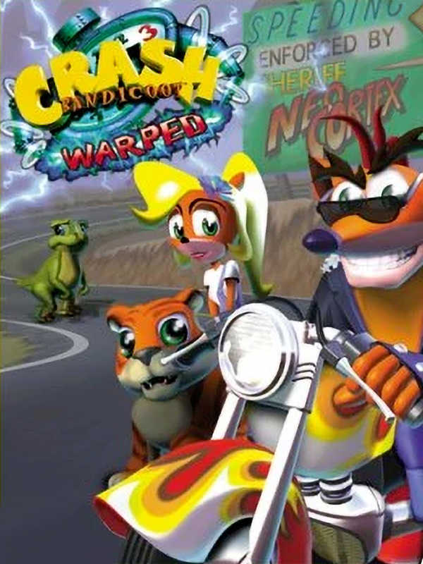 Crash Bandicoot: Warped cover