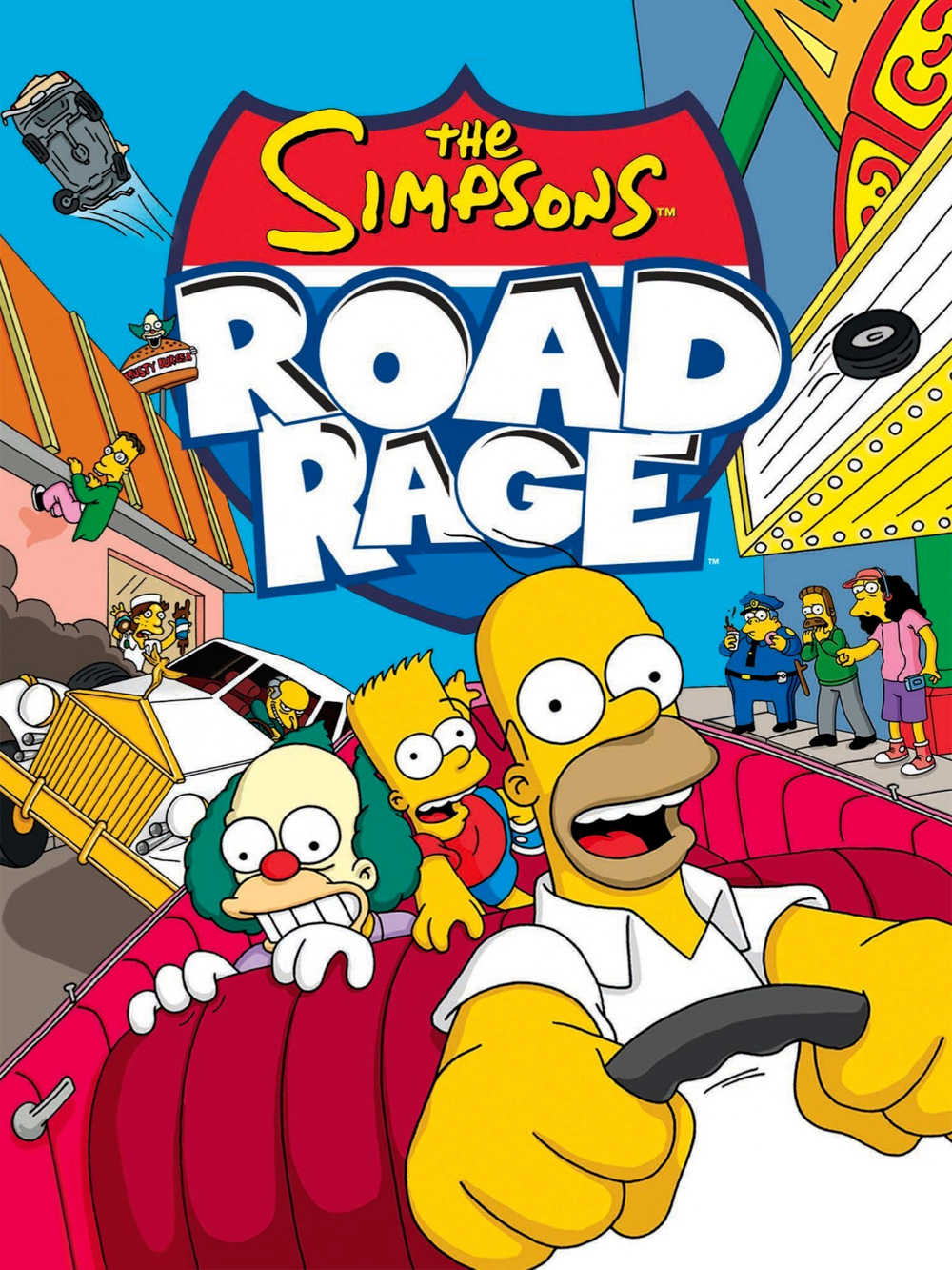 The Simpsons: Road Rage cover