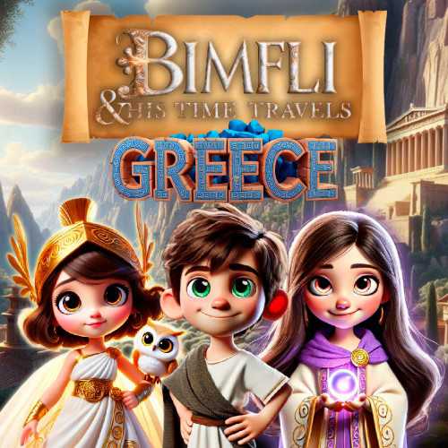 Bimfli and His Travels In Time: Greece cover