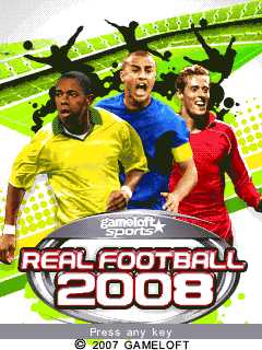 Real Football 2008 cover