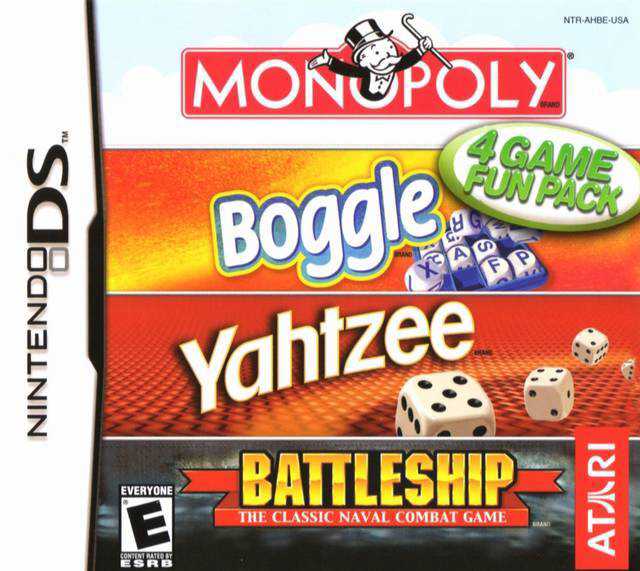 Monopoly / Boggle / Yahtzee / Battleship cover