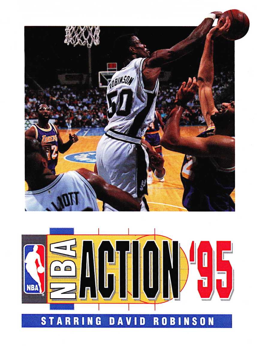 NBA Action '95 starring David Robinson cover