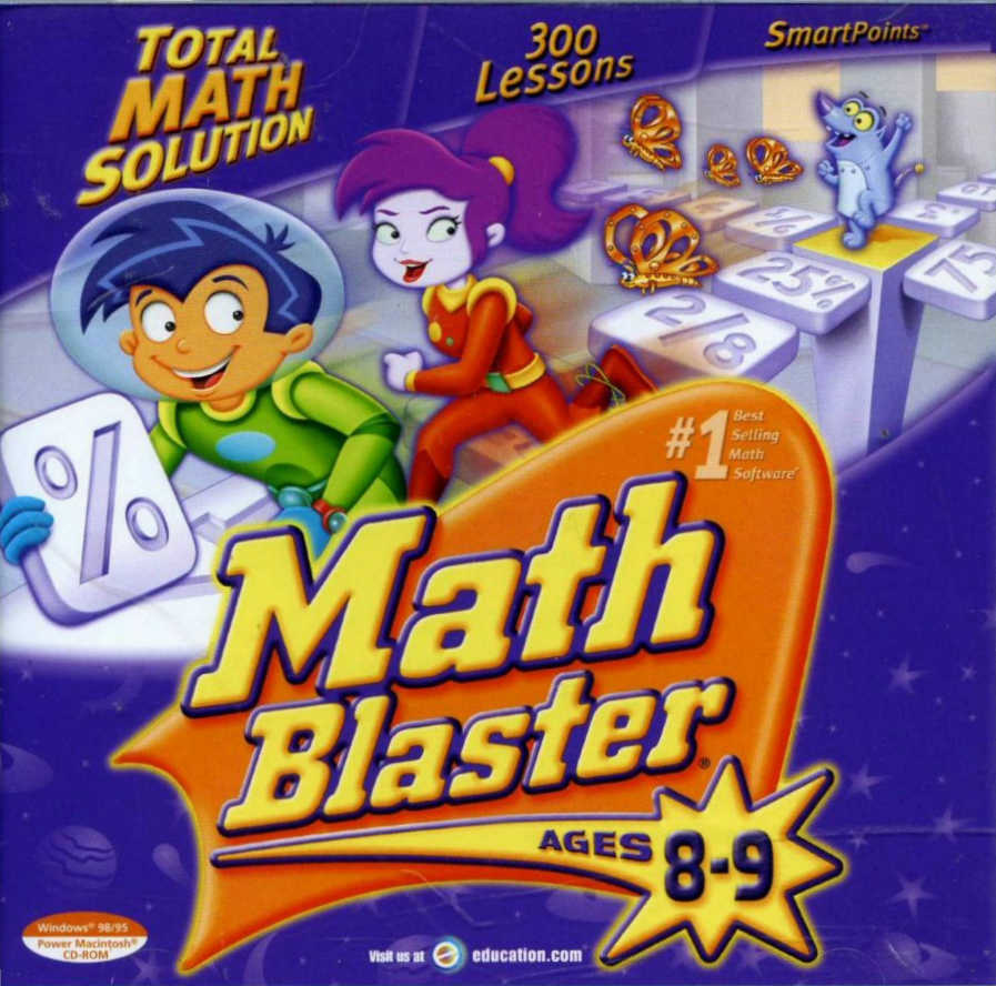 Math Blaster Ages 8-9 cover