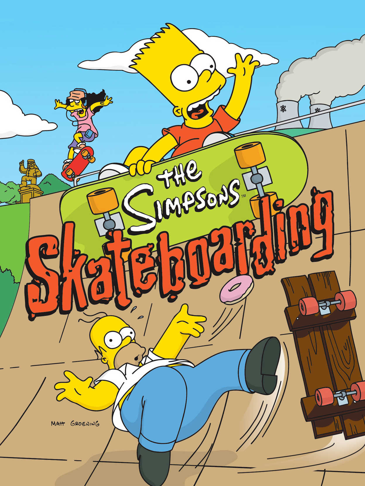 The Simpsons Skateboarding