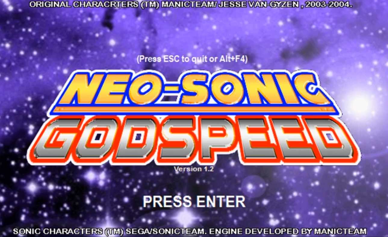 Neo-Sonic: Godspeed