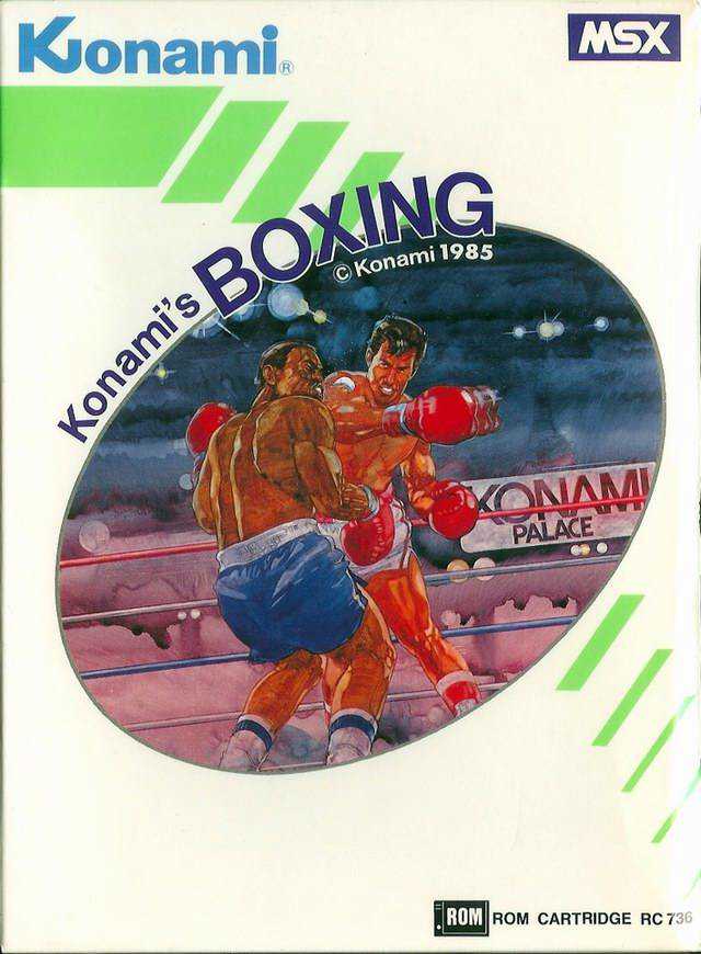 Konami's Boxing cover