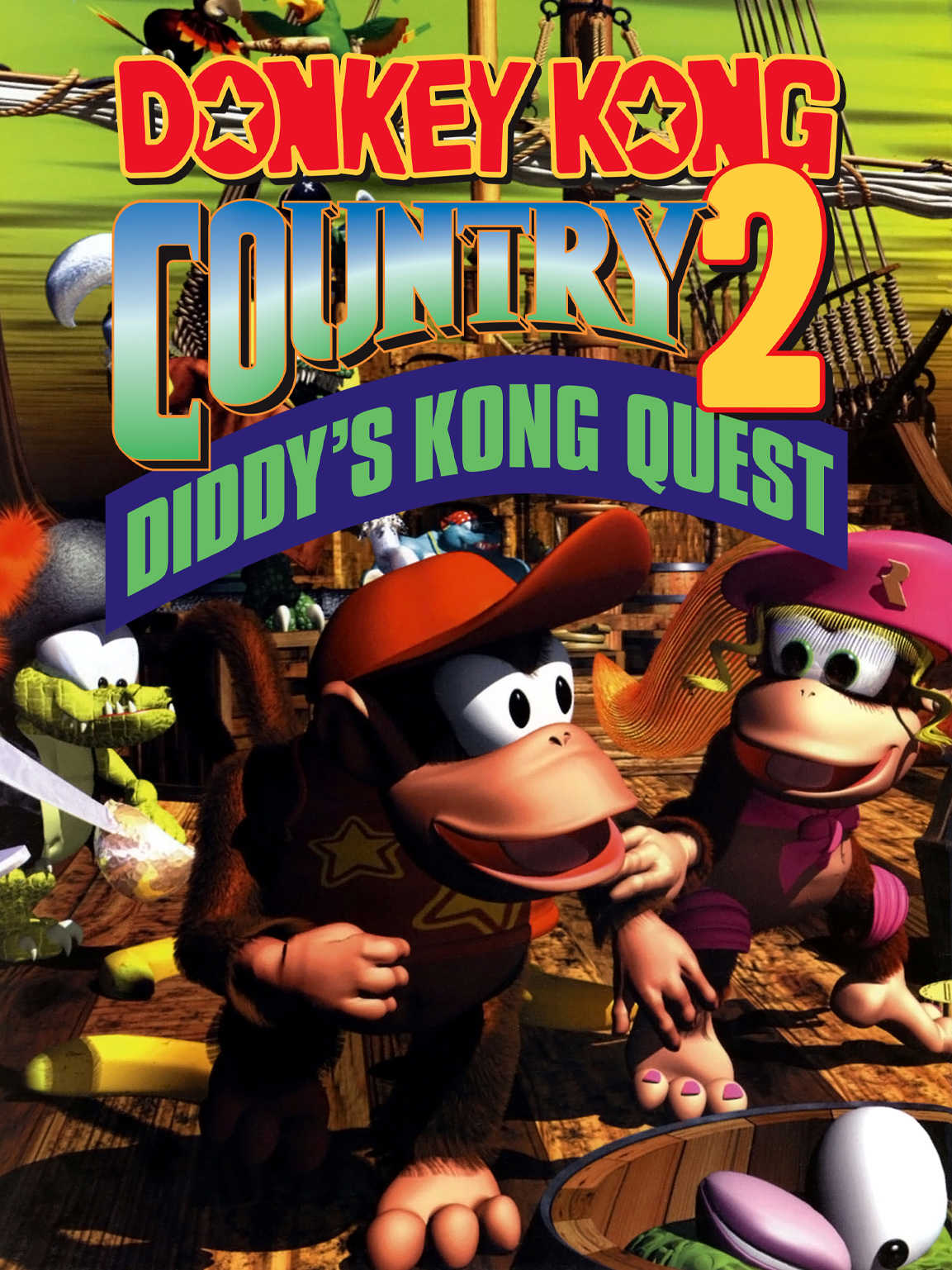 Donkey Kong Country 2: Diddy's Kong Quest cover